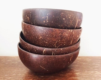 COCONUT SHELL BOWL [ Handmade Bowl 100% Natural & Eco-Friendly ]