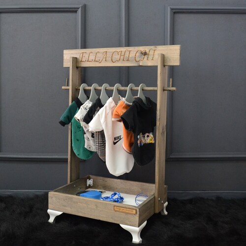 Black Wardrobe Dog Wardrobe Dog Clothing Rack Pet Wardrobe Etsy