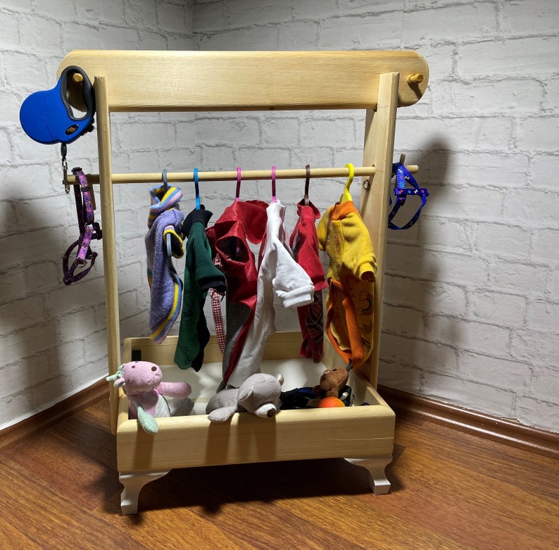 Dog Wardrobe Dog Clothing Rack Pet Wardrobe Mini Etsy