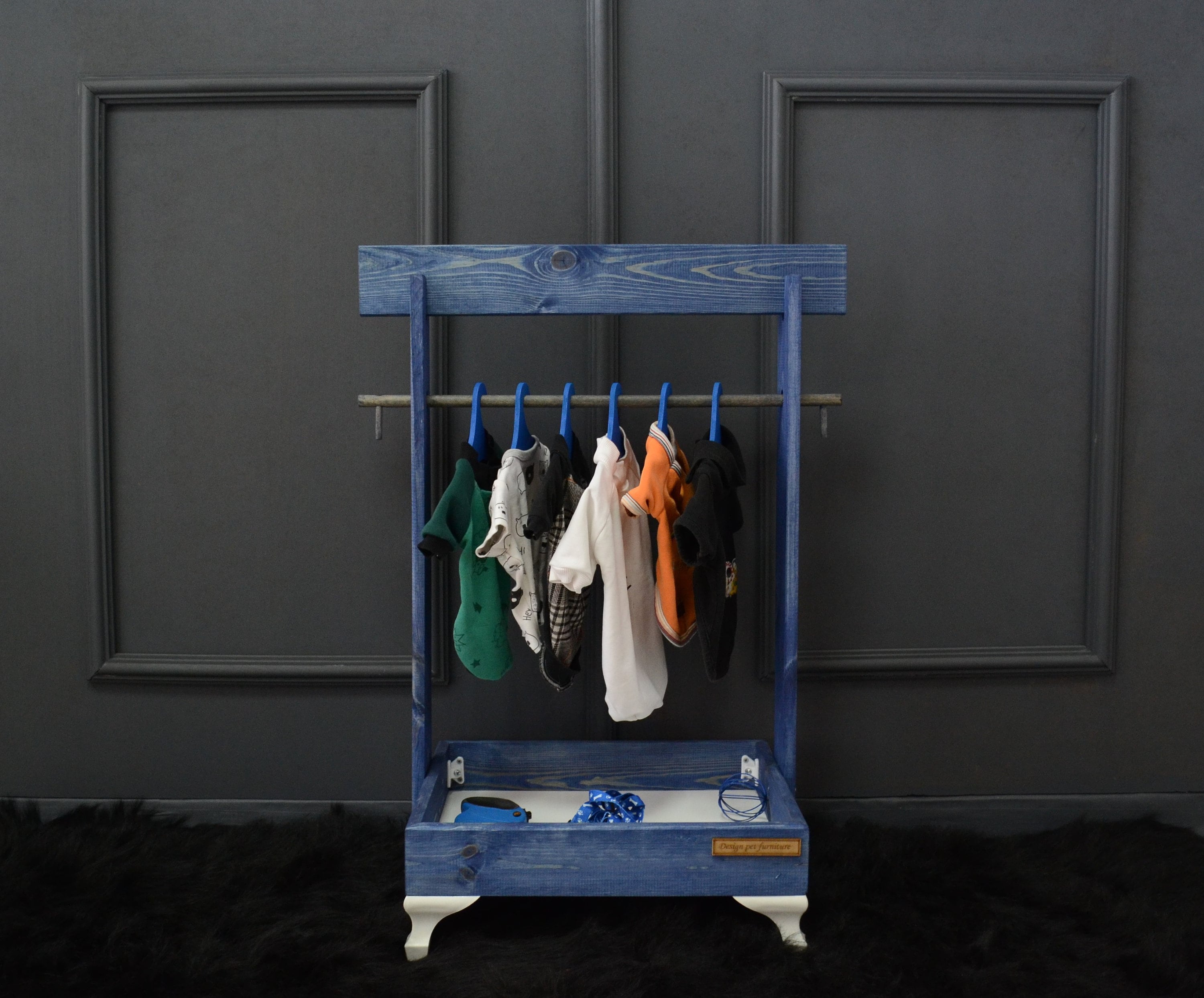 Dog Clothes Wardrobe, Dog Wardrobe, Dog Clothing Rack, Pet Wardrobe, Personalized Pet Wardrobe