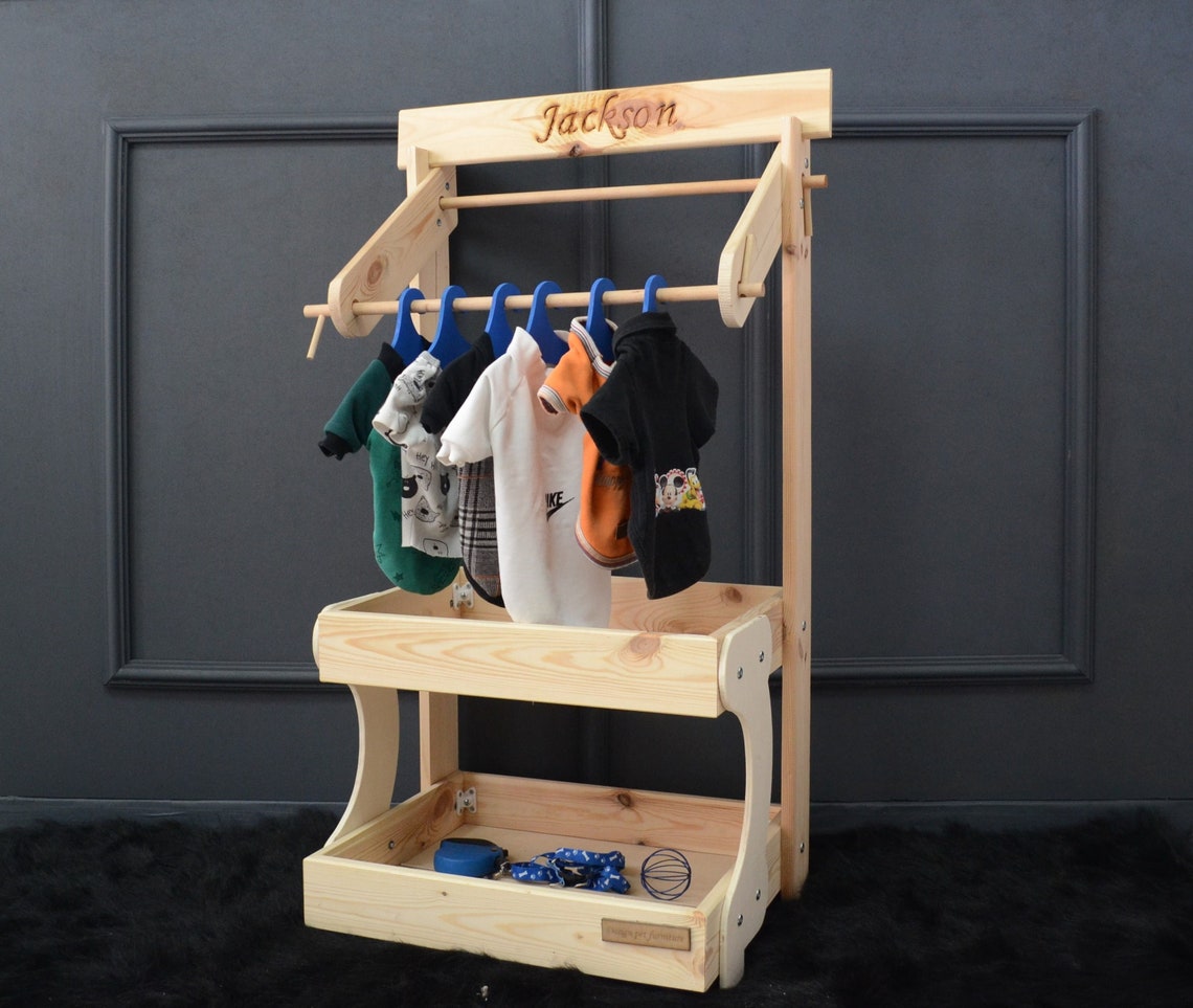 Dog Clothing Rack Dog Wardrobe Wardrobe for Dogs Wardrobe Etsy