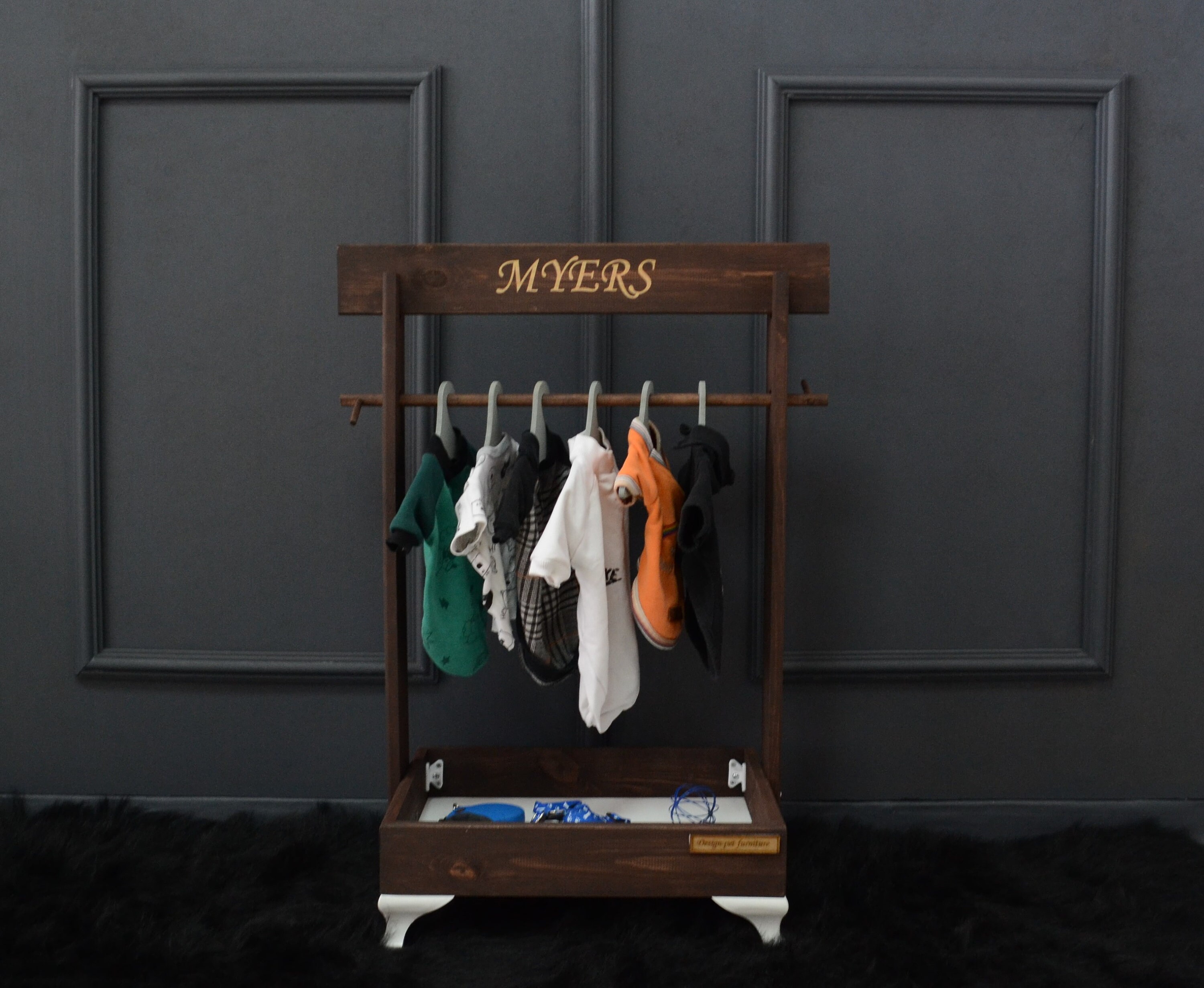 Sweaters Dog Racks Brown Wardrobe Dog Wardrobe Dog Clothing Rack Pet Wardrobe - Etsy
