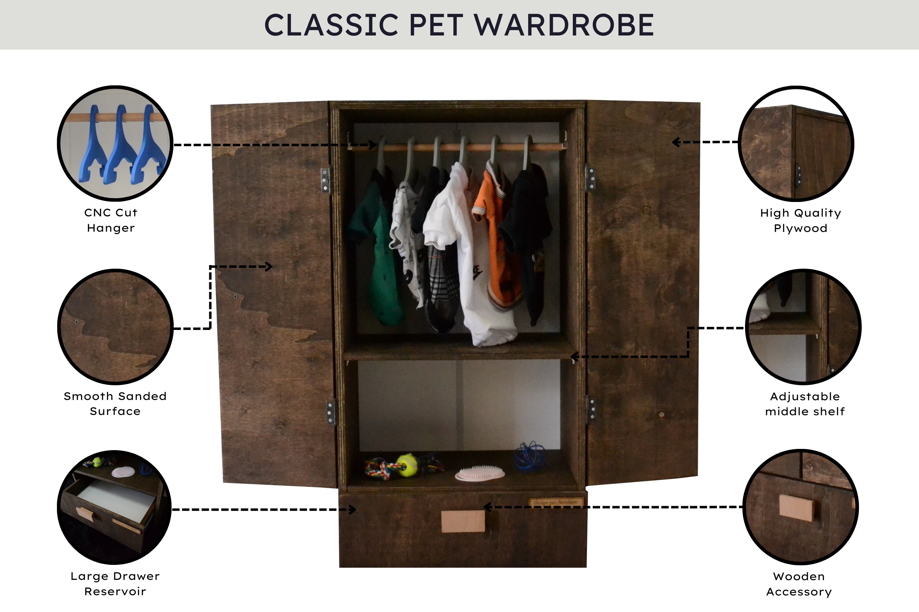 Pet Clothes Dog Toy Dog Clothes Hanger Pet Etsy