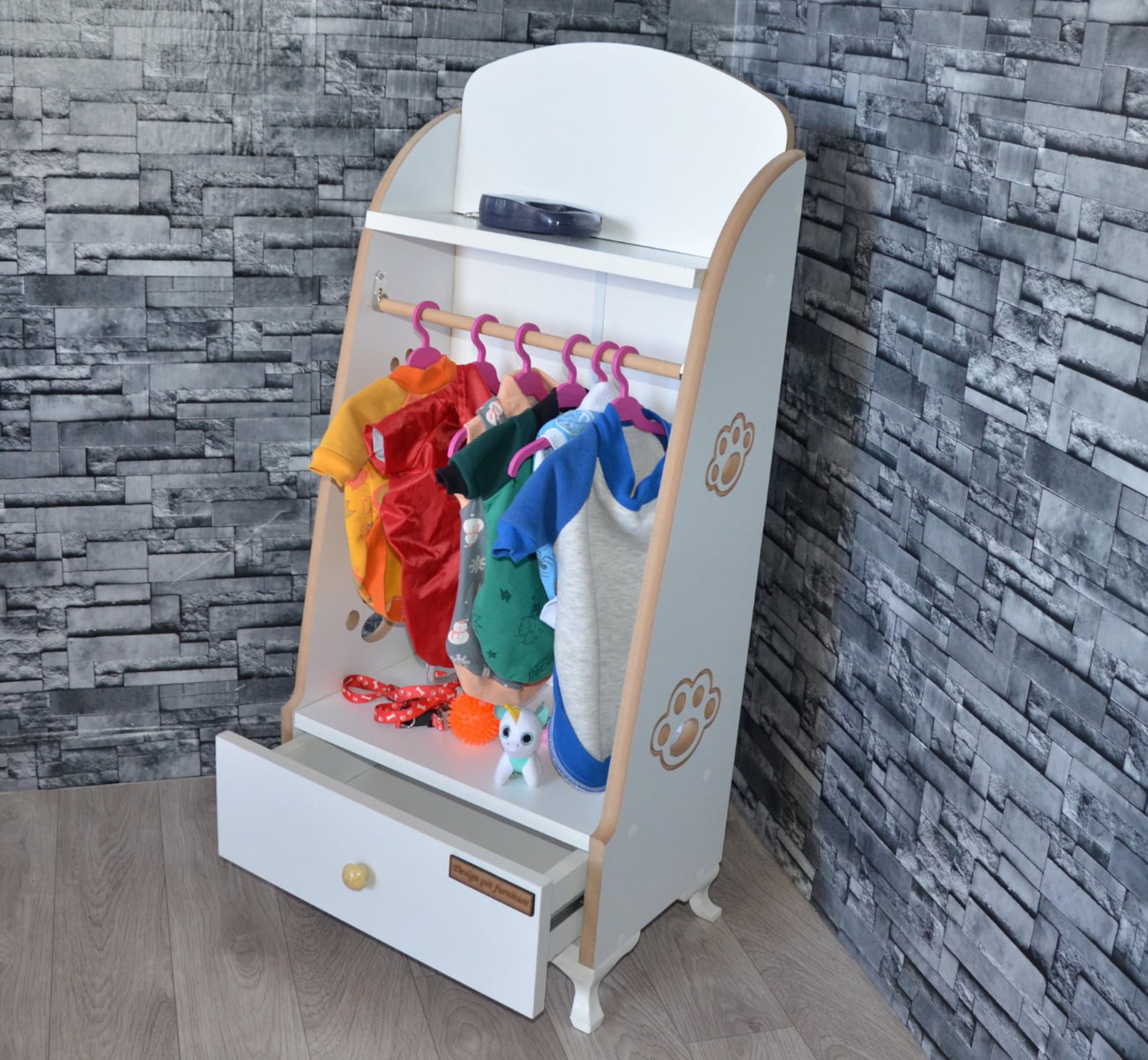 Wardrobe For Pets Dog Clothes Rack Pet Clothes Pet Etsy