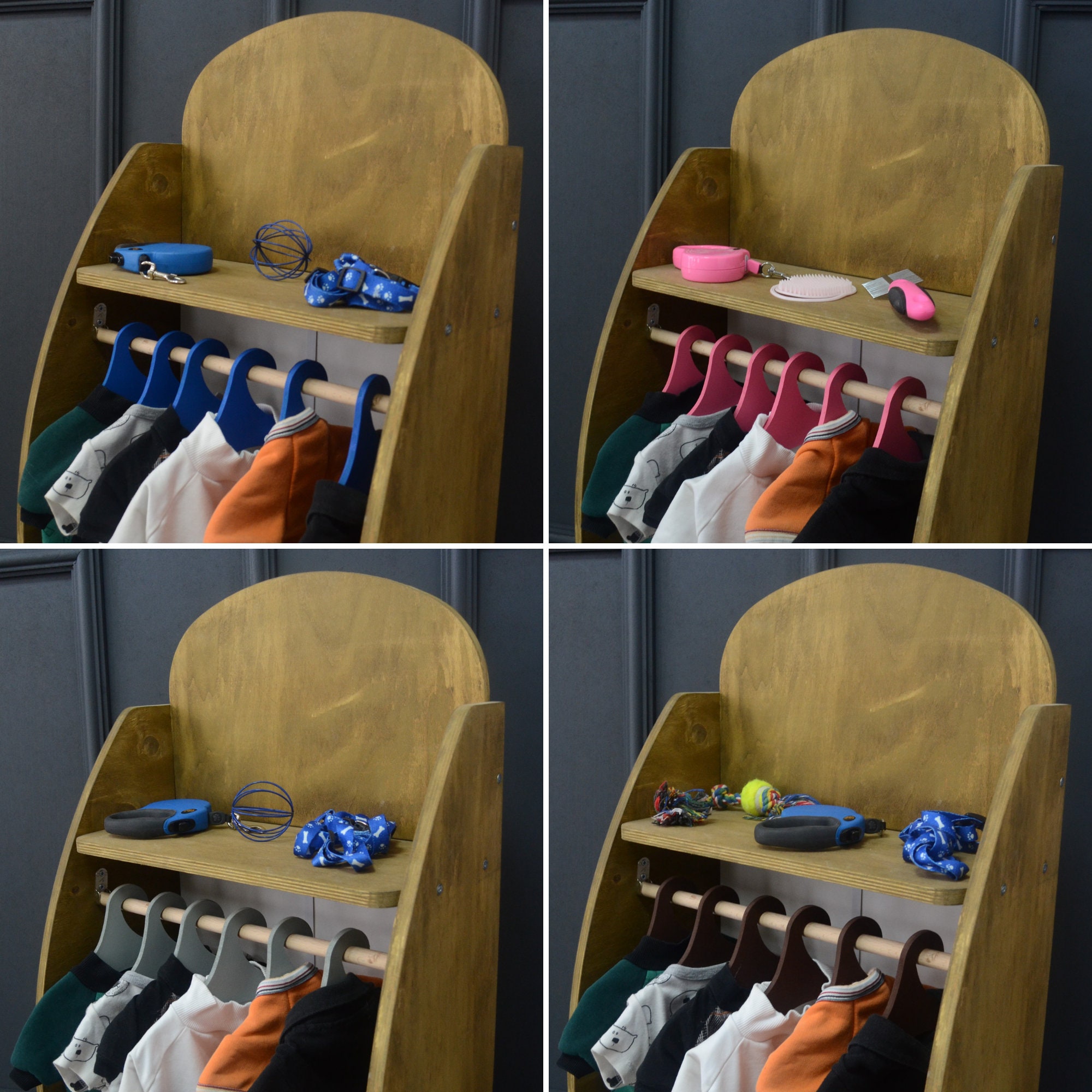 Personalized Dog Clothing Storage, Wardrobe for Dog Clothes, Dog ...