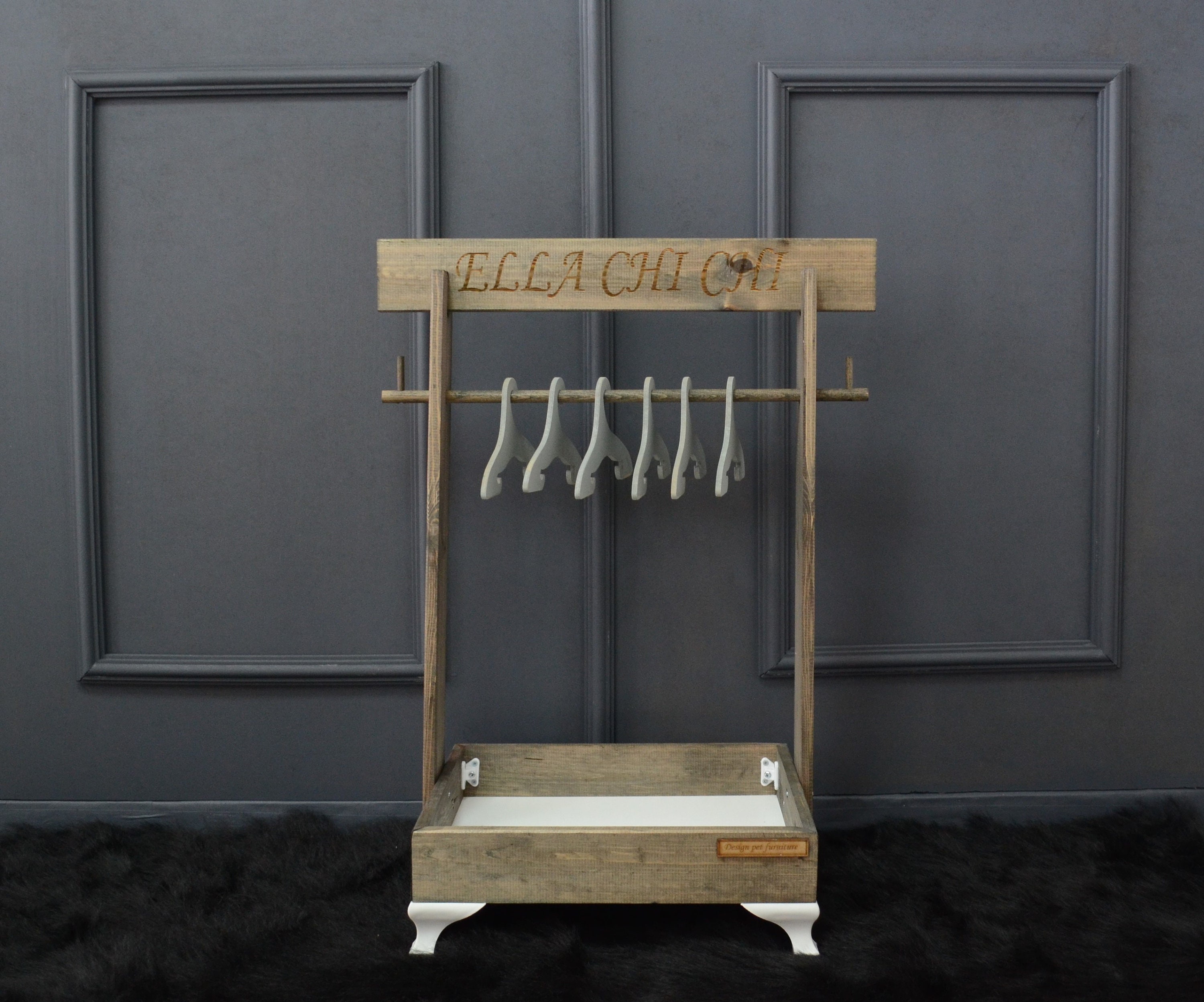 Black Wardrobe, Dog Wardrobe, Dog Clothing Rack, Pet Wardrobe ...