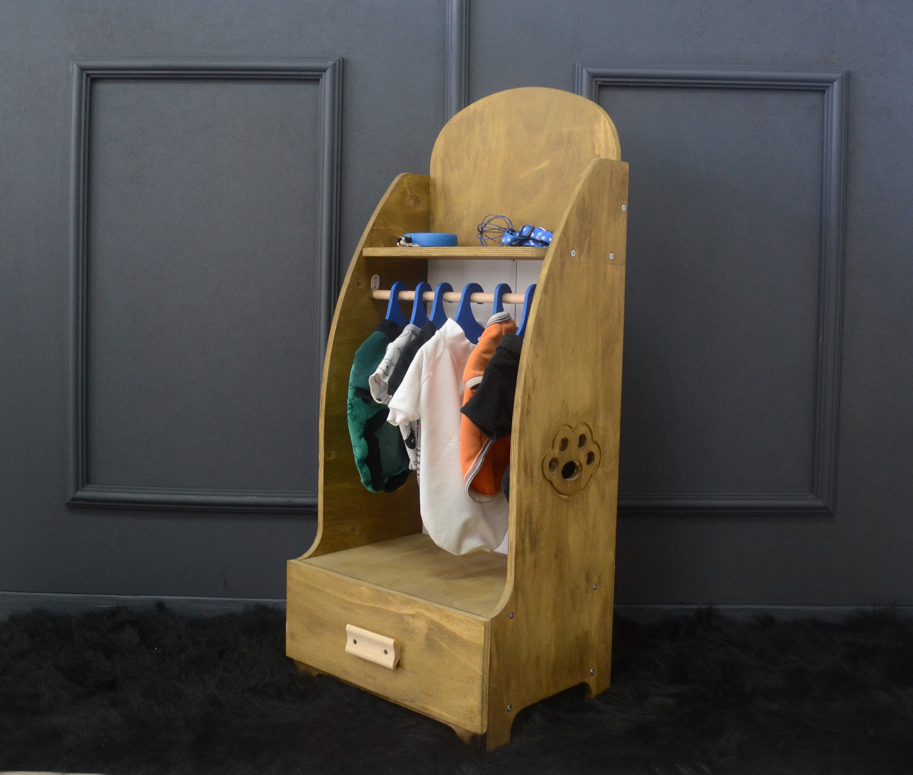 Personalized Dog Clothing Storage, Wardrobe for Dog Clothes, Dog ...