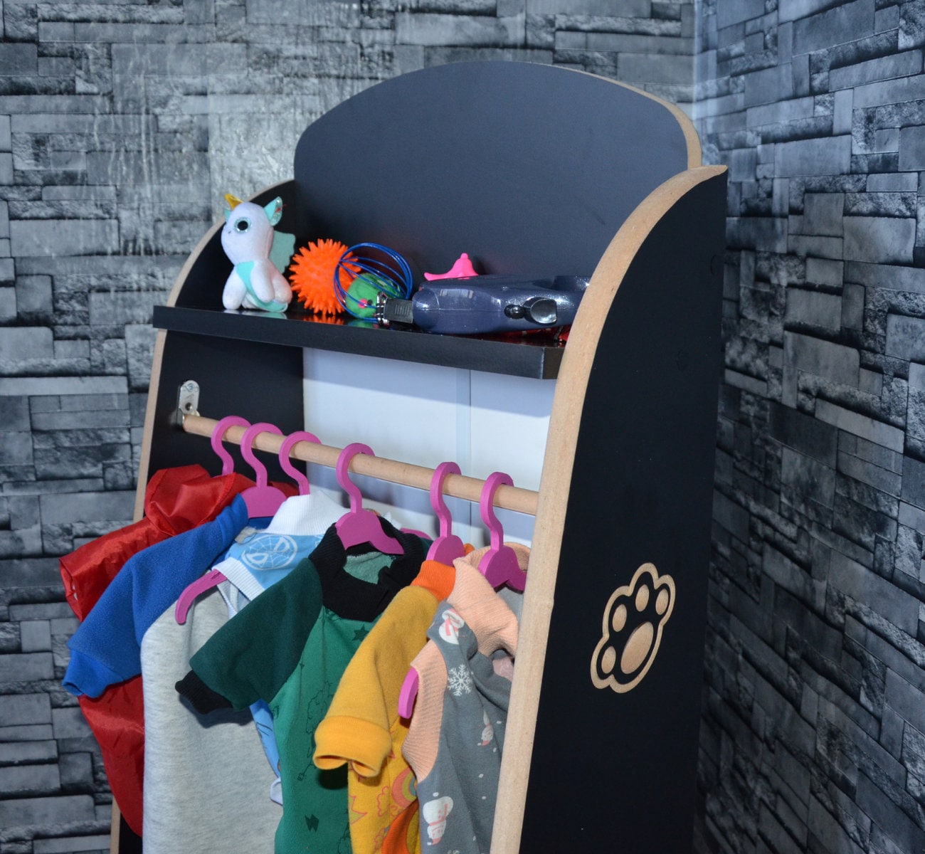 Wardrobe For Pets Dog Clothes Rack Pet Clothes Pet Etsy