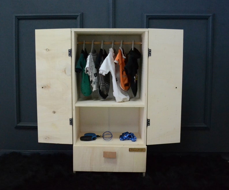 Dog Clothing Rack Pet Wardrobe Dog Clothes Hanger Dog Etsy