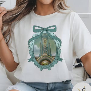 Retro Epic Universe Coquette Bow Comfort Colors Shirt, Family Universe Park Trip Shirt, Universal Studios, Orlando Park Epic Universe Shirts