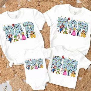 Personalized Super Mario Epic Universe Shirt, Mario Luigi Princess Peach Epic Universe Family Matching, It&#39;s Epic Trip 2025, Epic Group Tee