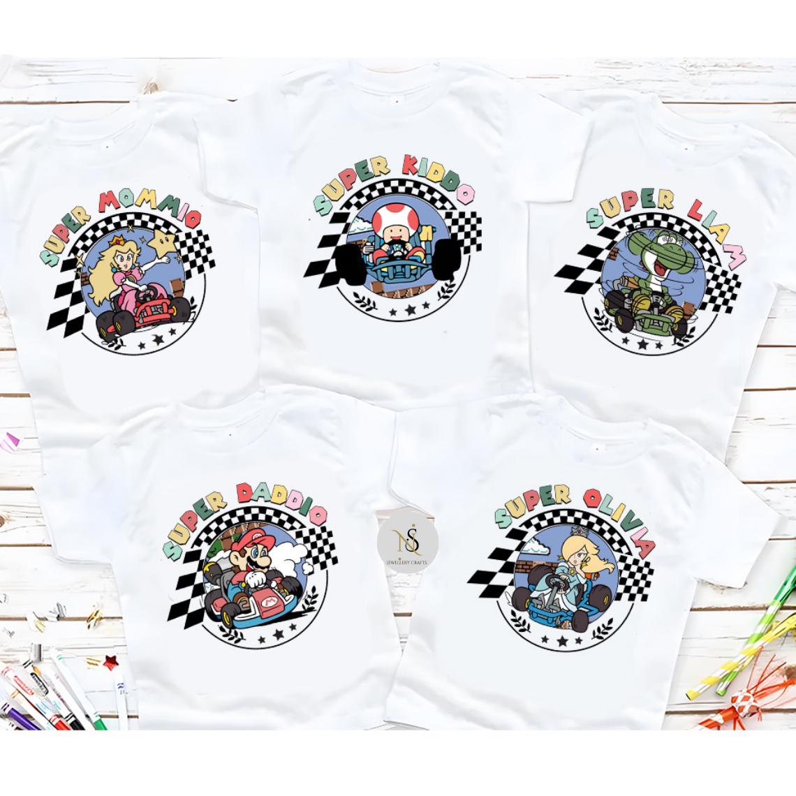 Multi-Characters Retro Super Mario Shirt, The Super Mario Bros Movie, Mario Luigi Epic Universe Shirt, Princess Peach Yoshi Toad Shirt