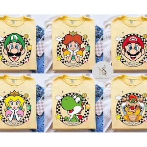 Super Mario Epic Universe Shirt, Mario Luigi Peach Epic Universe Family Shirt, Epic Group Matching, Epic Family Vacation 2025