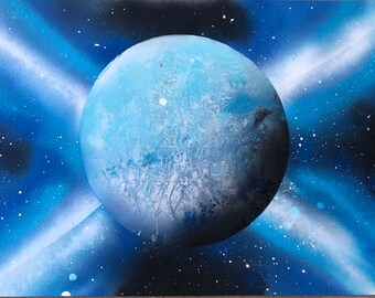 PAINTED PLANETS ブラスタ BLACK STAR PAINTED PLANETS ブラスタ BLACK STAR Black Grey and White