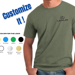 Lexus Lover t-shirt Christmas Gift great Christmas present, soft fabric quality Gildan brand shirt Heather Military Green