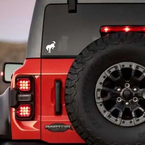 Bronco decal bumper sticker available in different colors for car home front door laptop game consoles and many more items