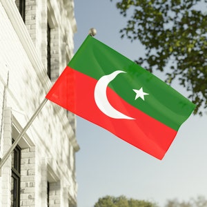 PTI Pakistan Tehreek-e-Insaaf Flag Imran Khan supporter outdoor indoor flag
