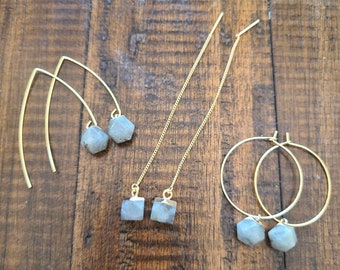 Labradorite Earrings
