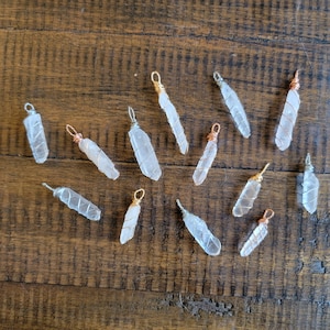 Lemurian Quartz Wire Wrapped Pendant