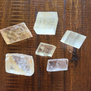 Small Optical Honey Calcite Specimen