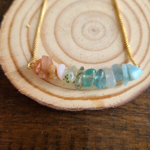 Go with the Waves Crystal Chip Intention Necklace or Bracelet