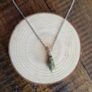 Regenwoud Jasper Ryoliet Sierlijke Teardrop Hanger Ketting
