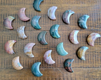 Ocean Jasper Worry Stone Palm Moons