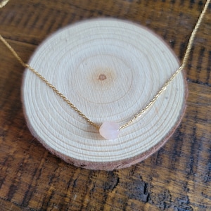 Dainty Pink Aventurine Choker Layering Necklace