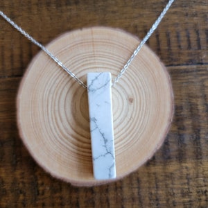 Howliet staaf hanger ketting