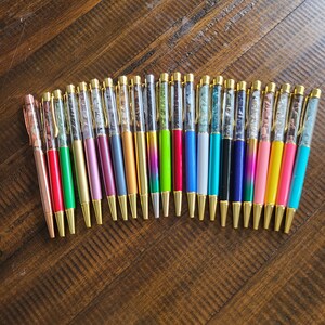 Crystal Pens with pen refills in Velvet Bag