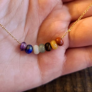 Chakra Beaded Necklace
