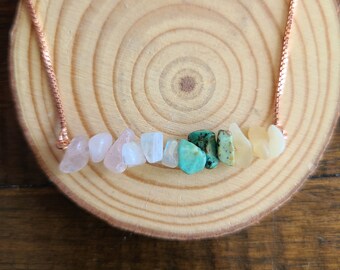 Naszyjnik lub bransoletka z kryształowym chipem Sisterhood Intention