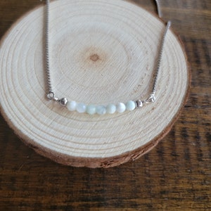 Larimar Faceted Crystal Dainty Choker, Necklace or Bracelet