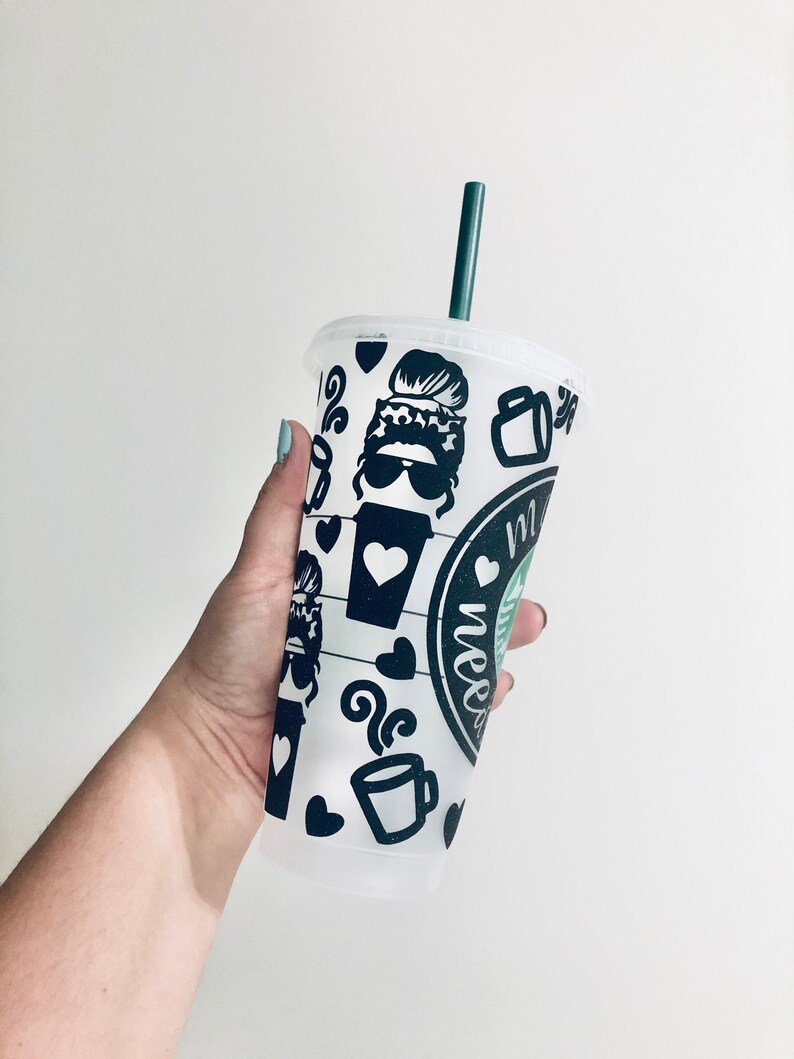 Coffee Gift Mama Needs Coffee Venti Starbucks Cold Cup Coffee Lover Personalized Cup