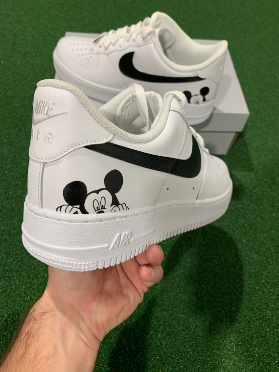 Nike Air Force 1 Mickey Mouse | Etsy