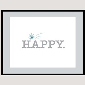 Happy. with Blue bee