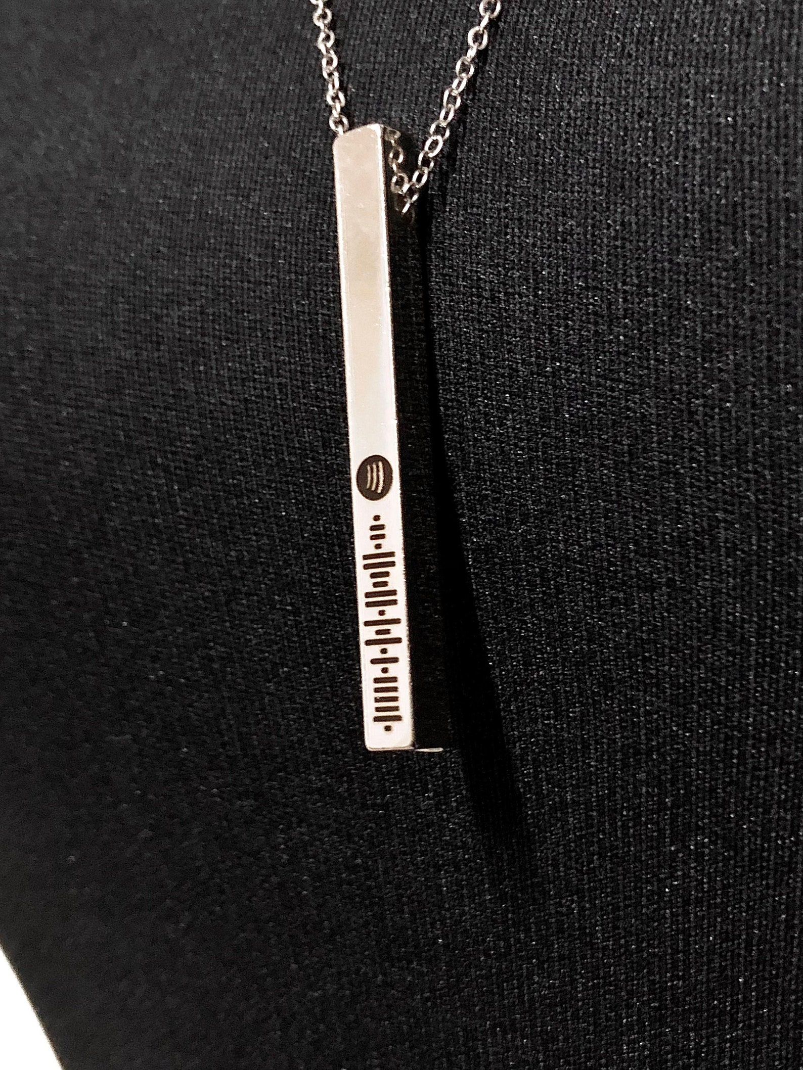 spotify code necklace spotify code necklace