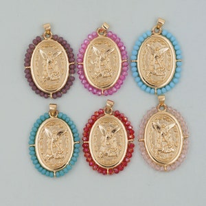 Gold devil Charms,18K Gold Filled crystal devil Pendant Bracelet Necklace for DIY Jewelry Making Supply
