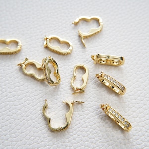 18x22mm Gold Filled Twister Necklace Shortener Clasp 