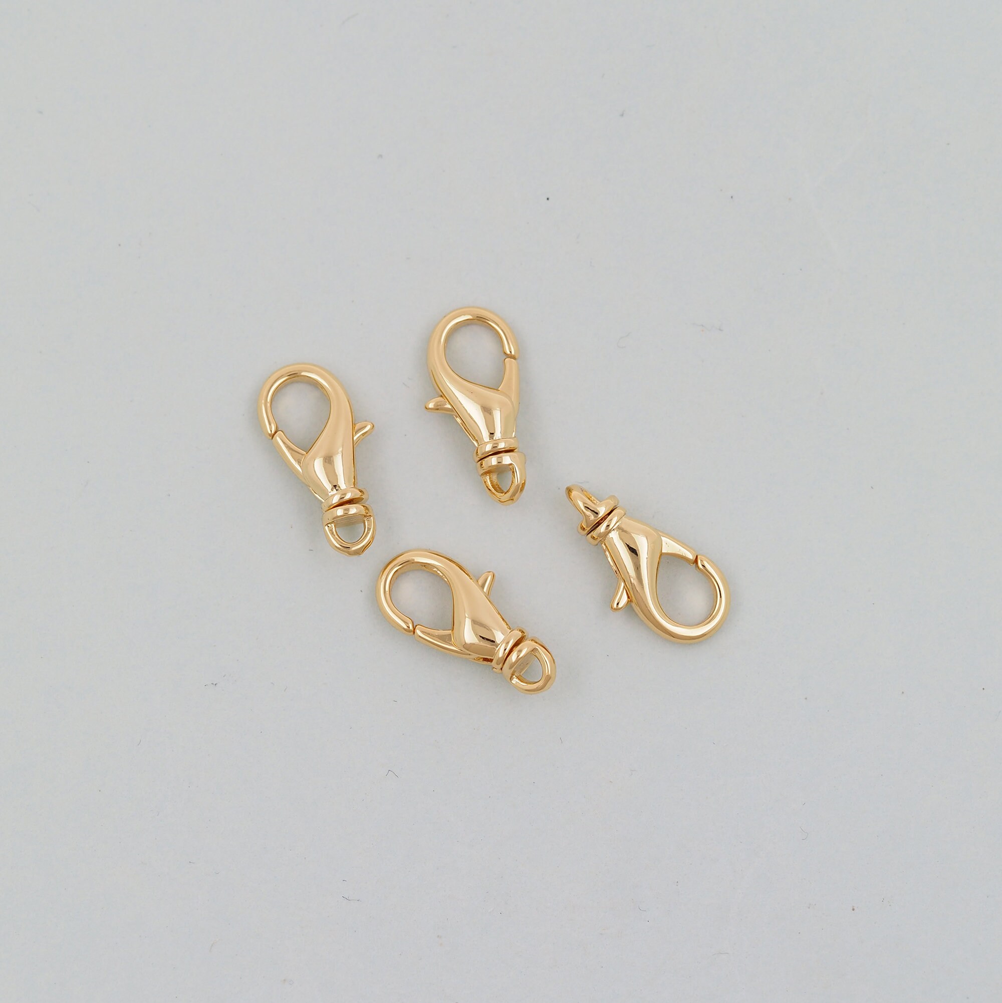 18kゴールドネックレス ロブスタークラスプ ゴールドネックレス留め金、18Kゴールドフィルドロブスタークラスプ