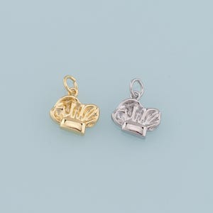 Pingente de luva de beisebol de ouro 18K, pingente de beisebol preenchido com ouro, pulseira de colar com pingente de boné de beisebol para fabricação de joias faça você mesmo