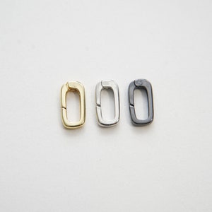 18K Gold Filled Oval Carabiner Clasp,Buckle Clasp,Carabiner Screw Clasp,Turnbuckle,for DIY Jewelry