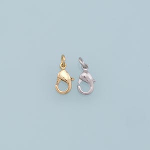 Gold Clasp,18K Gold Filled Lobster Clasp Gold Lobster Claw for DIY Jewelry Finding Necklace Bracelet
