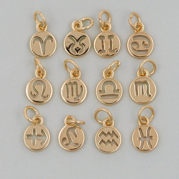 Zodiac Charms Etsy