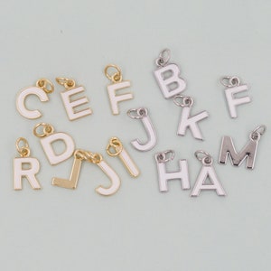Pendentif Lettre Plaqué Or 18K Pour Création De Bijoux DIY - Fournitures