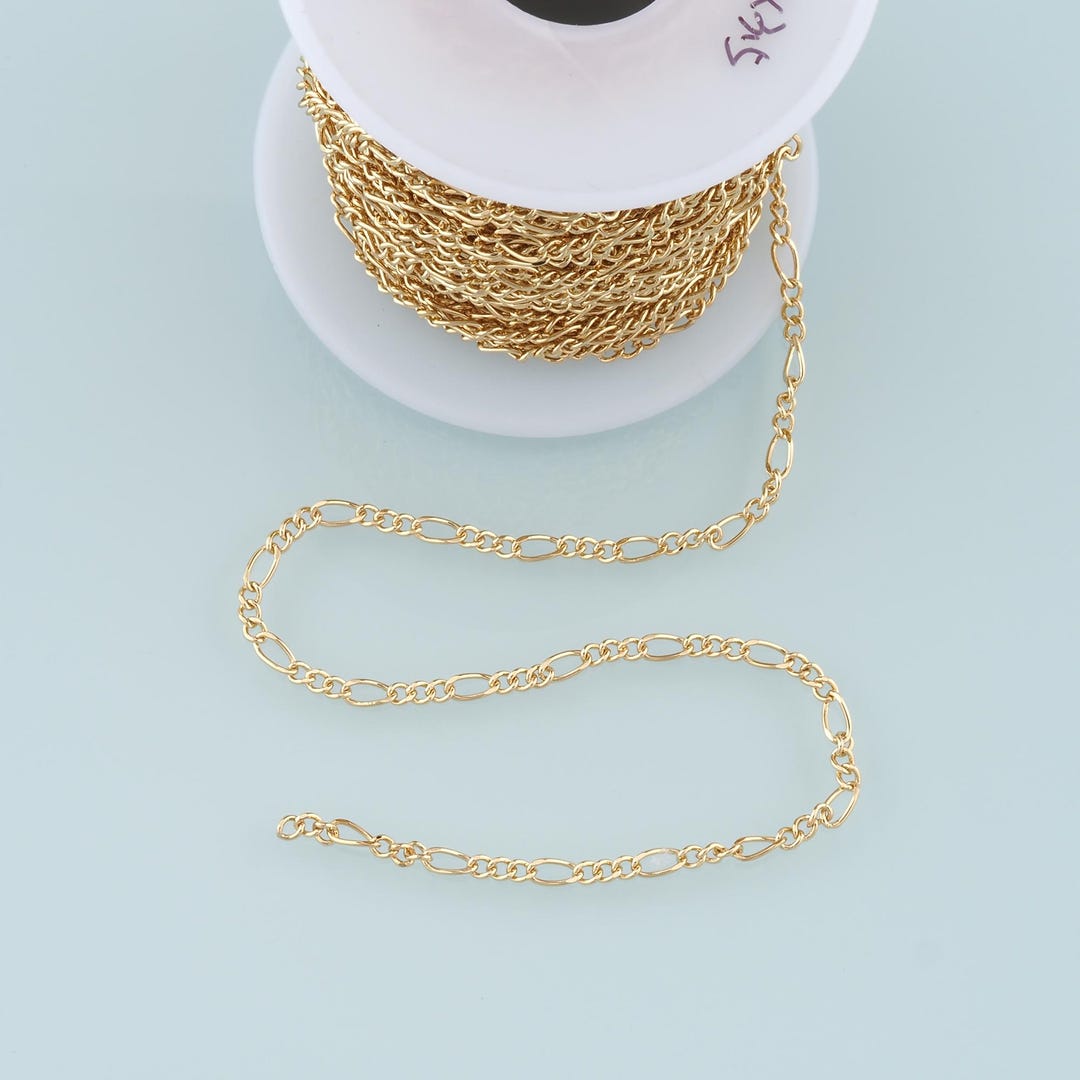 Oval Chain Gold Spheres Necklace