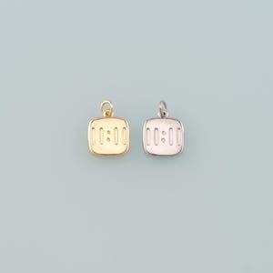 Gold Angel Numbers Charms,18K Gold Filled 11:11 Pendant,Angel Numbers Charm Bracelet Necklace for DIY Jewelry Making Supply