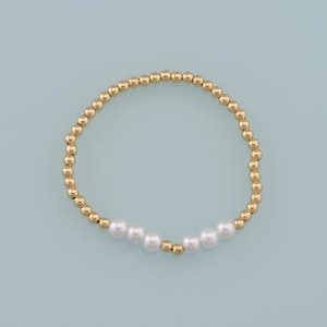 Bracciale con perline in oro, bracciale con perle riempite in oro 18 carati, bracciale regolabile semilavorato, braccialetti semilavorati, braccialetti per la creazione di gioielli