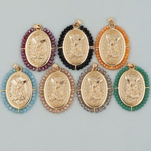Gold devil Charms,18K Gold Filled crystal devil Pendant Bracelet Necklace for DIY Jewelry Making Supply