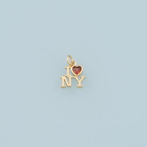 I Love Ny Necklace - Etsy
